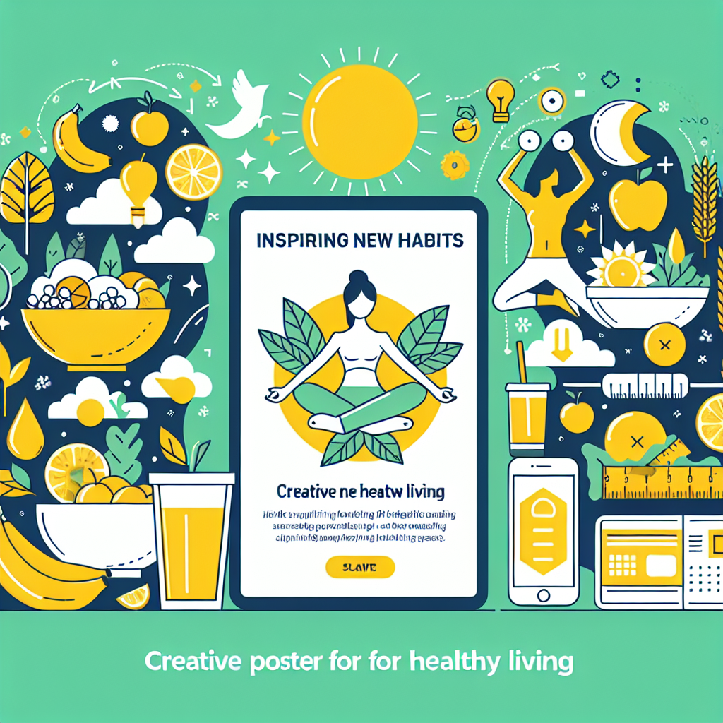 Menginspirasi Kebiasaan Baru: Poster Kreatif untuk Hidup Sehat